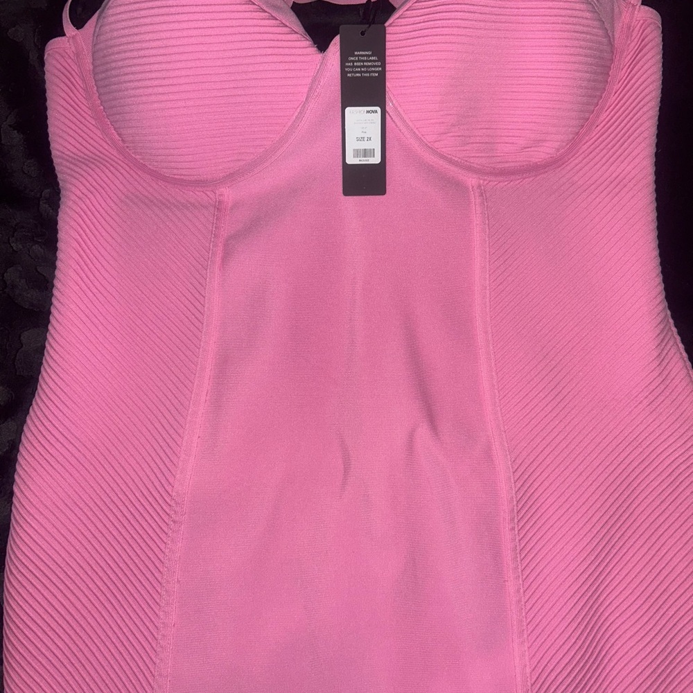 Fashion Nova Vibrant Pink Dress